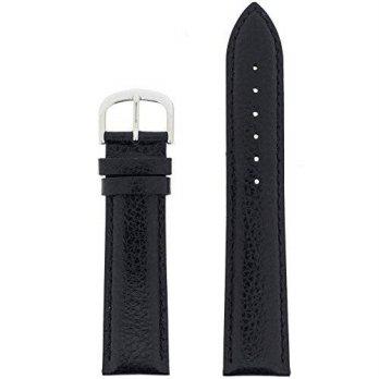 [poledit] Tech Swiss LEA1433-22SS Watch Band Genuine Leather Calfskin Black 22 millimeters/12677391