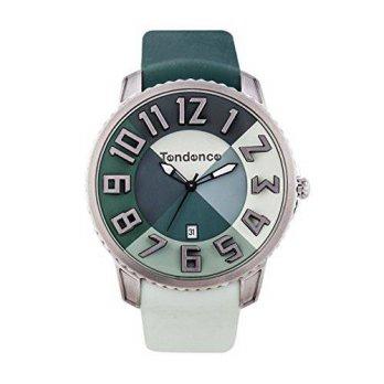 [poledit] Tendence Gulliver Slim Watch Green Rubber Strap Quartz Date 47mm TE231003/12890028