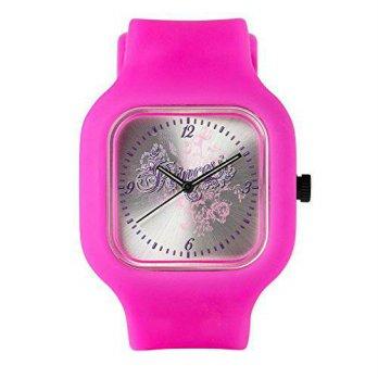 [poledit] Truly Teague Bright Pink Fashion Sport Watch Purple Princess Floral/12950039