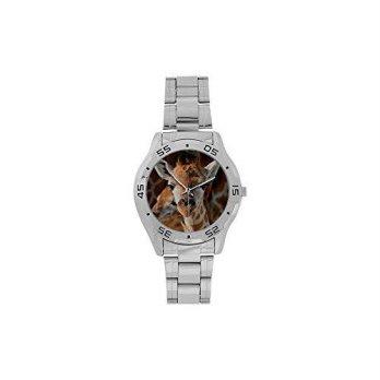 [poledit] Unknown Top Quality Giraffe Men`s Stainless Steel Analog Watch, Novelty Gift Wri/12952073