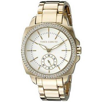 [poledit] Vince Camuto Women`s VC/5262WTGB Swarovski Crystal Accented Gold-Tone Bracelet W/12951261