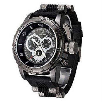 [poledit] YPS Men`s Military Fashion Black Design Rubber Strap Wrist Watch WTH3036 (T1)/12887062