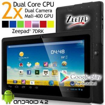 [poledit] Zeepad 7DRK Dual Core 4.2 Black Android Tablet 7 Inch, Multi-Touch, Dual Camera,/3789222