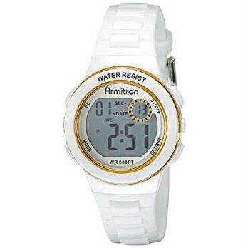 [worldbuyer] Armitron Sport Womens 45/7046 Digital Chronograph Resin Strap Watch/1376644