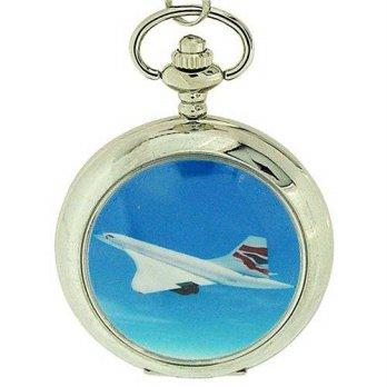 [worldbuyer] BOXX Boxx Gents British Airways Concord Pocket Watch on 12 Inch Chain Boxx89/1341288