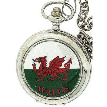 [worldbuyer] BOXX Boxx Gents Cymru Welsh Wales Pocket Watch On 12 Inch Chain Boxx239/1343524