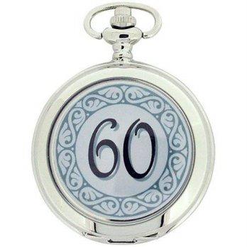 [worldbuyer] BOXX Boxx Happy 60th Birthday White Dial Gents Pocket Watch 12 Inch Chain Box/1344463