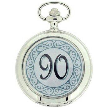 [worldbuyer] BOXX Boxx Happy 90th Birthday White Dial Gents Pocket Watch 12 Inch Chain Box/1344461