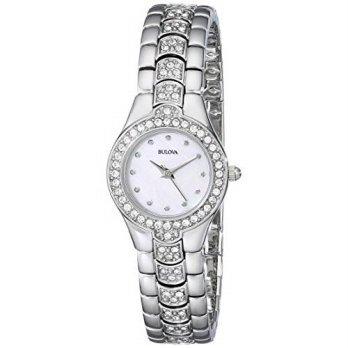 [worldbuyer] Bulova Womens 96T14 Crystal Watch/1374811