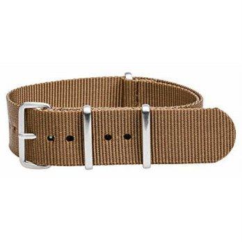 [worldbuyer] Clockwork Synergy, LLC 24mm Premium Nato Ss Nylon Desert Tan Watch Strap Band/1345172