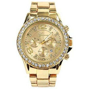 [worldbuyer] Cocotina COCOTINA Luxury Alloy Diamond Watch with Calendar/1381083