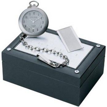 [worldbuyer] Colibri Pocket Watch & Money Clip SatinTitanium PWQ096807S/1341056