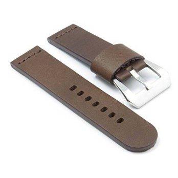 [worldbuyer] DASSARI Phantom Brown Vintage Leather Watch Band for PANERAI size 22/22 22mm/1360456