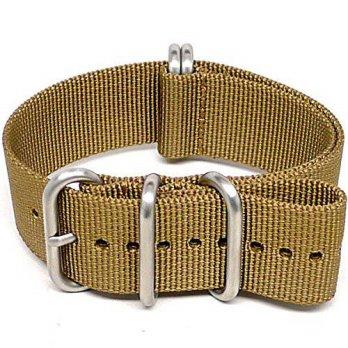 [worldbuyer] DaLuca Ballistic Nylon NATO Watch Strap - Sand (Matte Buckle) : 18mm/1347953