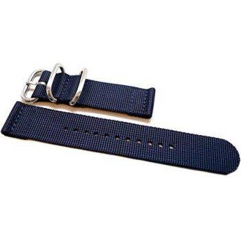 [worldbuyer] DaLuca Two Piece Ballistic Nylon NATO Watch Strap - Navy : 24mm/1355030