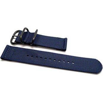 [worldbuyer] DaLuca Two Piece Ballistic Nylon NATO Watch Strap - Navy (PVD Buckle) : 22mm/1363446