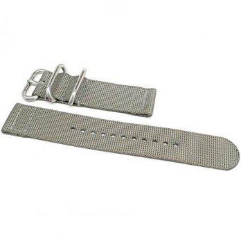 [worldbuyer] DaLuca Two Piece Ballistic Nylon NATO Watch Strap - Grey : 18mm/1360906