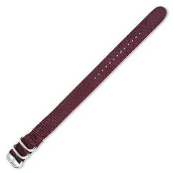 [worldbuyer] DeBeer 24mm Military RAF Style Ballistic Nylon Watch Band - Brown/1361651