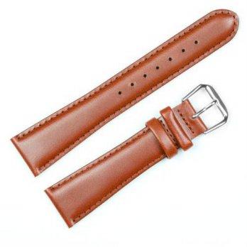 [worldbuyer] DeBeer Coach Leather Watchband Havana 18mm - by deBeer/1343215