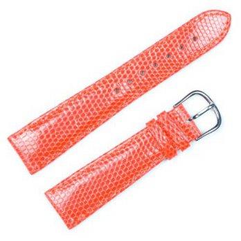 [worldbuyer] DeBeer Genuine Lizard Watchband Orange 12mm Watch band - by deBeer/1342975