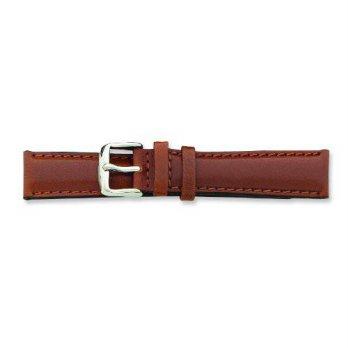 [worldbuyer] DeBeer de Beer Brown Leather Watch Band 18mm/1342933