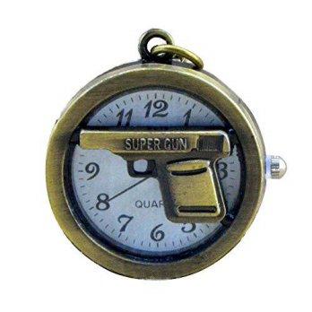 [worldbuyer] Eastpartner Hollow Bronze Quartz Pocket Watch Men Boys 12 Hour For Children P/1346666