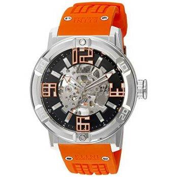 [worldbuyer] Elini Barokas Mens Spirit Automatic Stainless Steel and Silicone Casual Watch/1375121