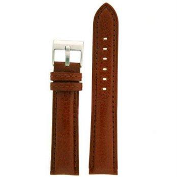 [worldbuyer] Extra Thick Padded Watch Band Genuine Leather Light Brown 22 millimeters Tech/1362412