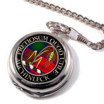 [worldbuyer] Family-crests.com Auchinleck Scottish Clan Crest Full Hunter Pocket Watch/1344179