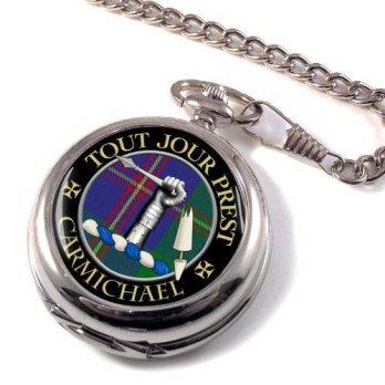 [worldbuyer] Family-crests.com Carmichael Scottish Clan Crest Full Hunter Pocket Watch/1344704