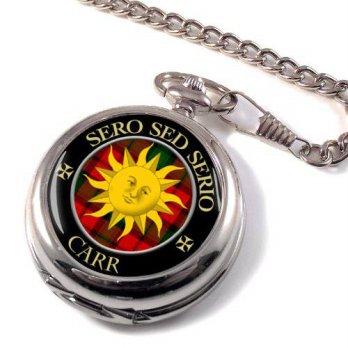 [worldbuyer] Family-crests.com Carr Scottish Clan Crest Full Hunter Pocket Watch/1344700