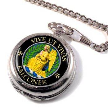 [worldbuyer] Family-crests.com Falconer Scottish Clan Crest Full Hunter Pocket Watch/1342606