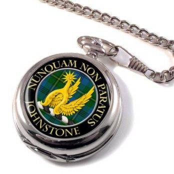 [worldbuyer] Family-crests.com Johnstone Scottish Clan Crest Full Hunter Pocket Watch/1347125