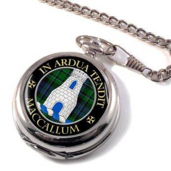 [worldbuyer] Family-crests.com MacCallum Scottish Clan Crest Full Hunter Pocket Watch/1347912