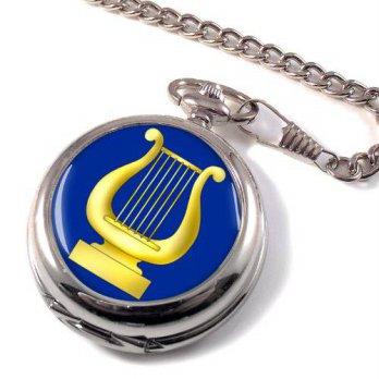 [worldbuyer] Family-crests.com Masonic Lodge Organist Full Hunter Pocket Watch/1348021