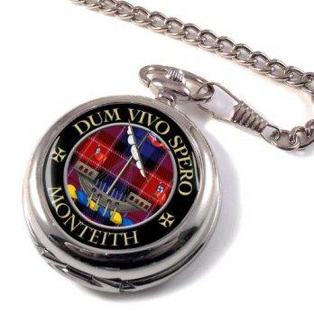 [worldbuyer] Family-crests.com Monteith Scottish Clan Crest Full Hunter Pocket Watch/1348266