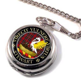 [worldbuyer] Family-crests.com Stewart Scottish Clan Crest Full Hunter Pocket Watch/1341418