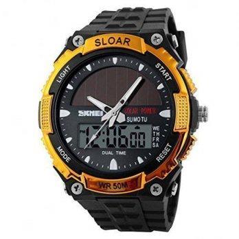 [worldbuyer] Free2mys Multi Function Mens Military Watches DualTime Sport Wrist Watch 50M /1343661