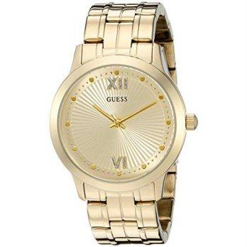 [worldbuyer] GUESS Womens U0634L2 Vintage Inspired Gold-Tone Watch/1375815