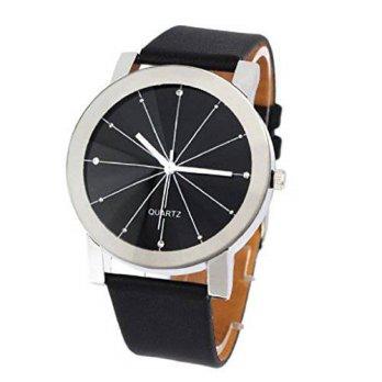 [worldbuyer] Generic Kinghard Hot Selling Men Quartz Dial Clock Leather Wrist Watch Round /1347249