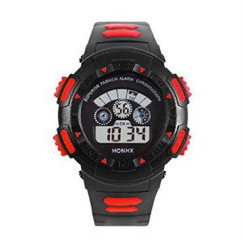 [worldbuyer] Generic Kinghard Men Multi Function Sports LED Analog Digital Waterproof Watc/1347416