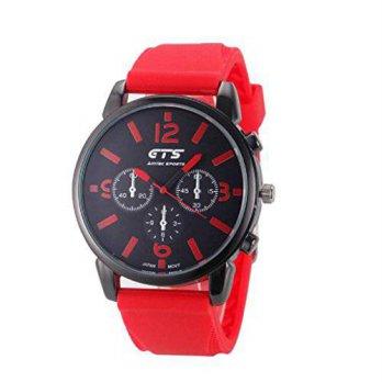 [worldbuyer] Generic Kinghard Mens Luxury Black Stainless Steel Analog Quartz Sport Wrist /1347395