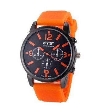 [worldbuyer] Generic Kinghard Mens Luxury Black Stainless Steel Analog Quartz Sport Wrist /1347397