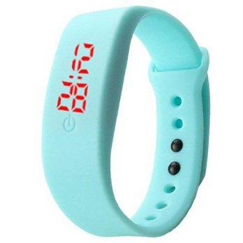 [worldbuyer] Generic Kinghard Rubber LED Watch Date Sports Bracelet Digital Wrist Watch(Sk/1347309