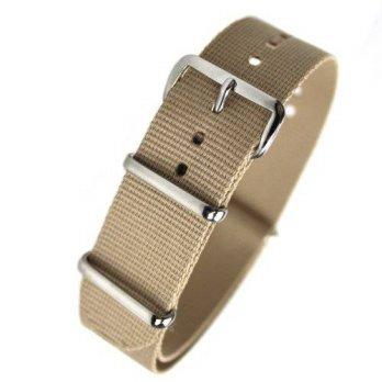 [worldbuyer] HDT Design N.A.T.O. Type Nylon Watch Strap Beige [18mm]/1343100