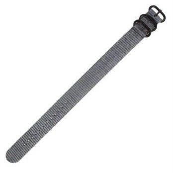 [worldbuyer] HDT Design N.A.T.O. Z.U.L.U. Ballistic Nylon Strap 2-ring [Gray, PVD, 24mm]/1356043