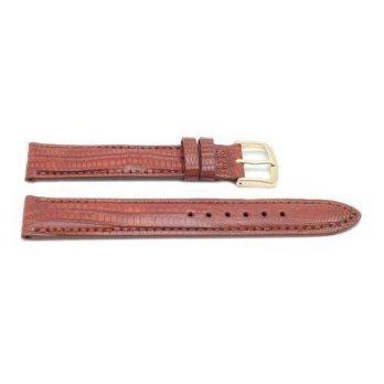 [worldbuyer] Hadley Roma 17mm Tan Mens Hypo-Allergenic Water Resistant Genuine Teju Lizard/1404188