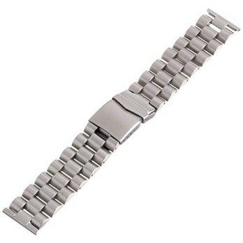 [worldbuyer] Hadley Roma Hadley-Roma MB9036RWSE 24 24mm Stainless Steel White Watch Strap/1343367