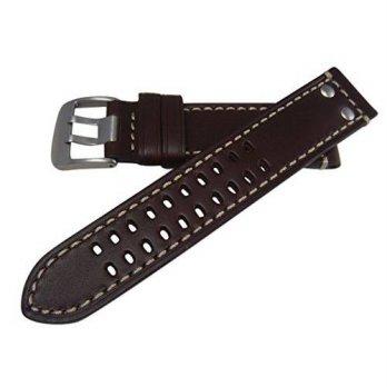 [worldbuyer] Hadley Roma Hadley-Roma MS915 Brown Luminox Style Leather Replacement Watch S/1358708