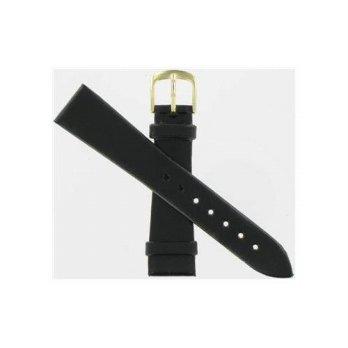 [worldbuyer] Hadley Roma MS702 20mm Short Black Genuine Leather Mens Watch Band Strap/1355028